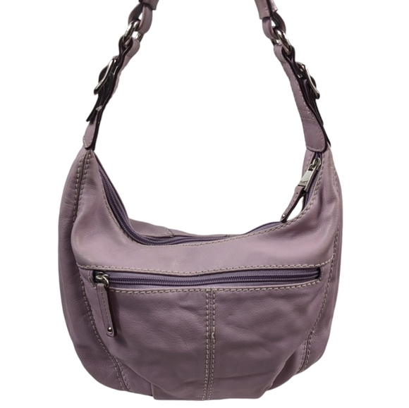 Tignanello Leather Half Moon Hobo Bag - Picture 5 of 13